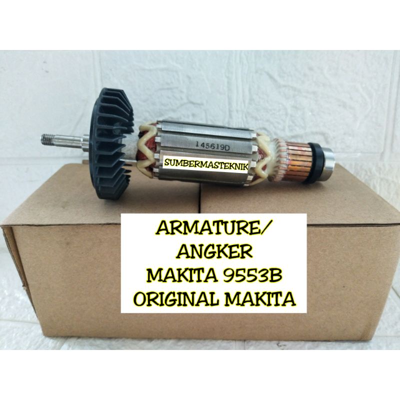 ARMATURE ANGKER GURINDA MAKITA 9553B ARMATUR MAKITA 9553B ORIGINAL