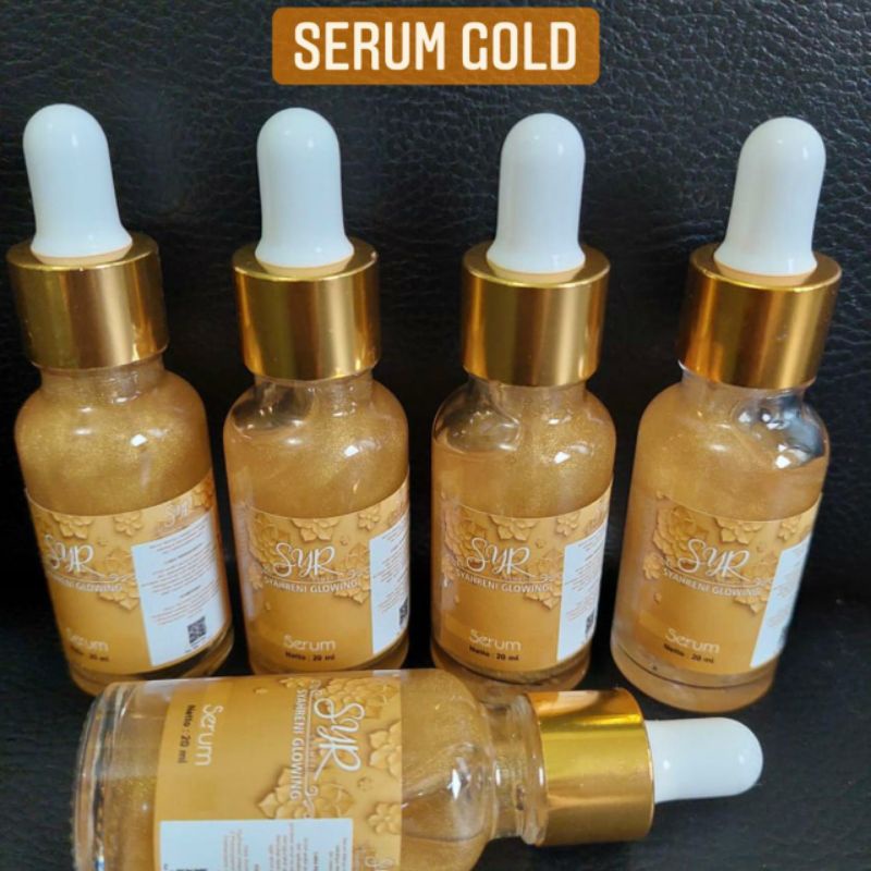 (BISA COD) BPOM Serum GOLD SYR Glowing Paket Lengkap Original Skincare Syahraeni Syahreni Viral