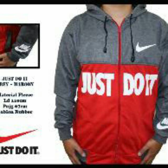 Jaket cowok just doit Jaket Pria Terkinj