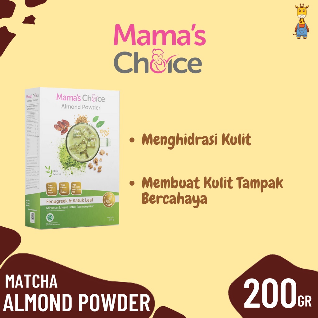 Mama Choice Almond Powder 200gr - Susu Bubuk