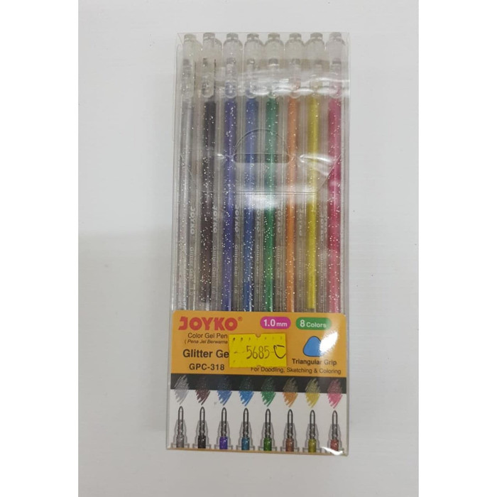 

PULPEN JOYKO COLOR GEL GPC-318 (8 warna) | GLITTER PEN