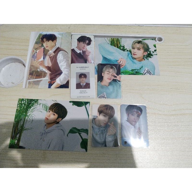 pentagon wooseok yanan photo card