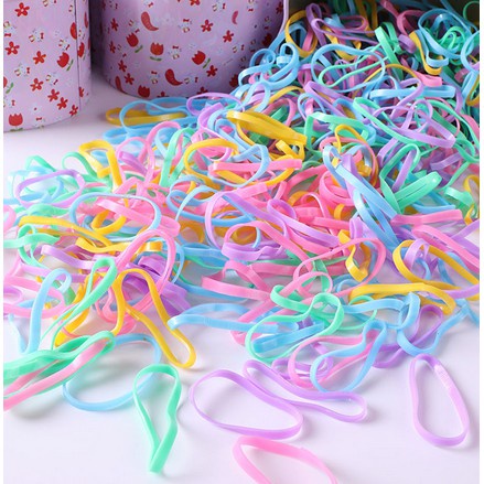 T&amp;Y  Karet Ikat Rambut Anak kemasan toples isi 1000 pcs Import #Bisa COD