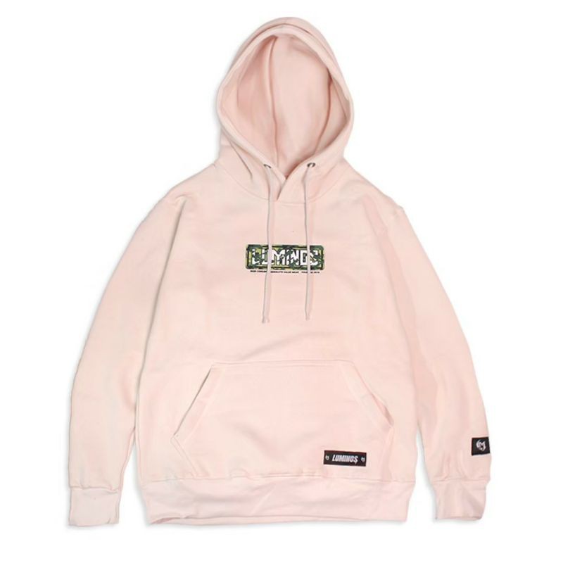 Sweater hoodie LUMINOS Hoodie LUMINOS Jaket Hoodie LUMINOS SIZE M -XXL WARNA Cream Combinansi