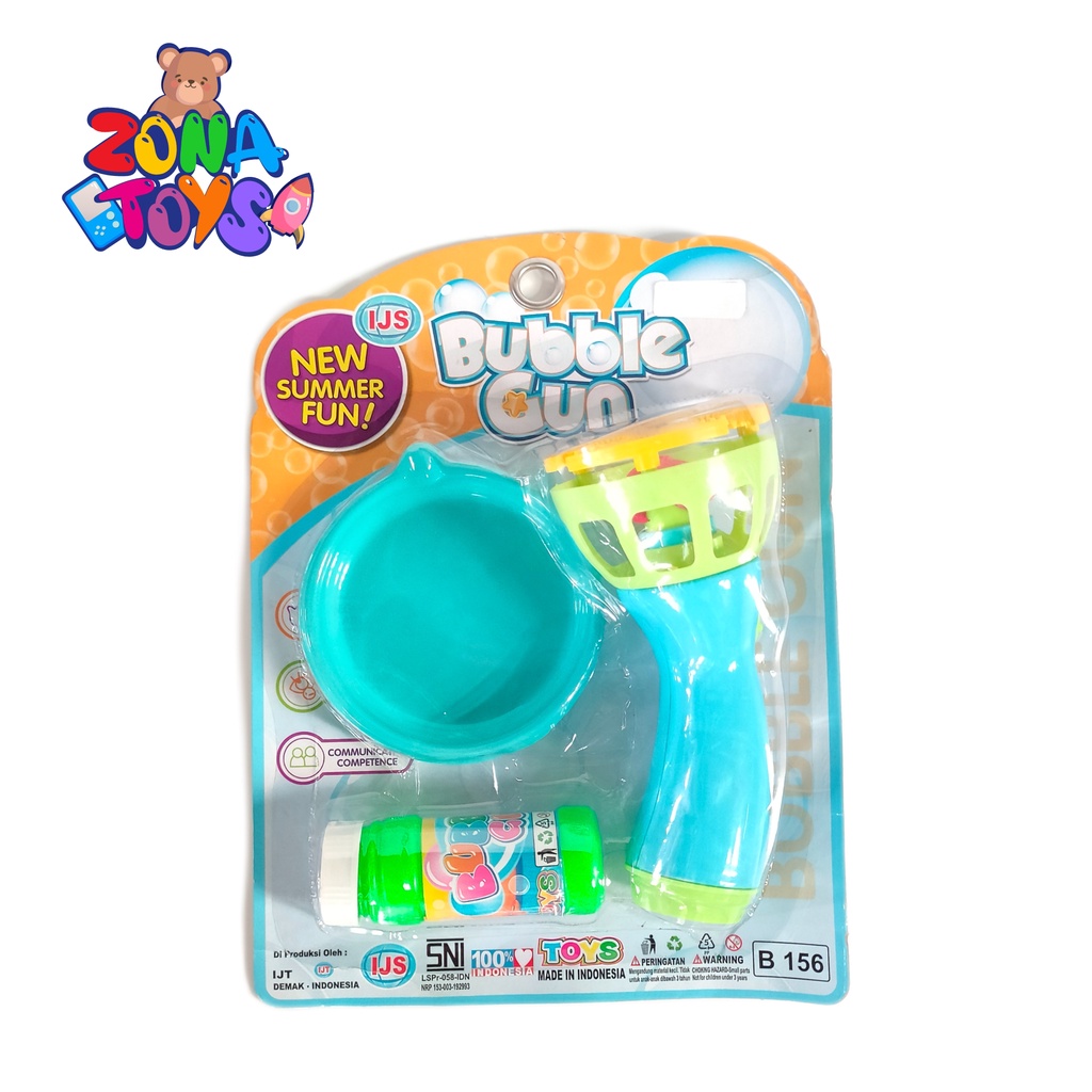 Mainan Anak Bubble Gun Gelembung Sabun Bentuk Kipas B 156