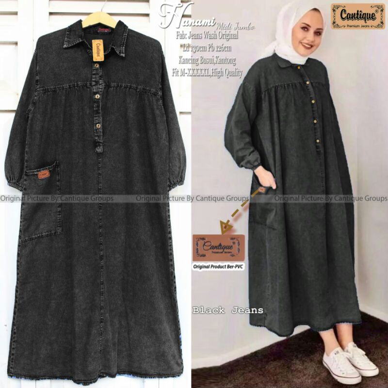 HANAMI MIDI JUMBO BY CANTIQUE||JEANS WASH ORIGINAL LD 130 PB 126 BUSUI