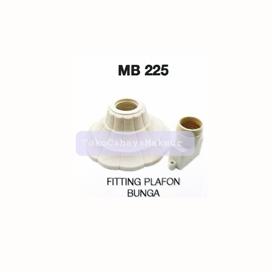 Mitsui Fiting/Rumah Lampu/Fitting Plafon MB 224/225 Terminal Kuningan