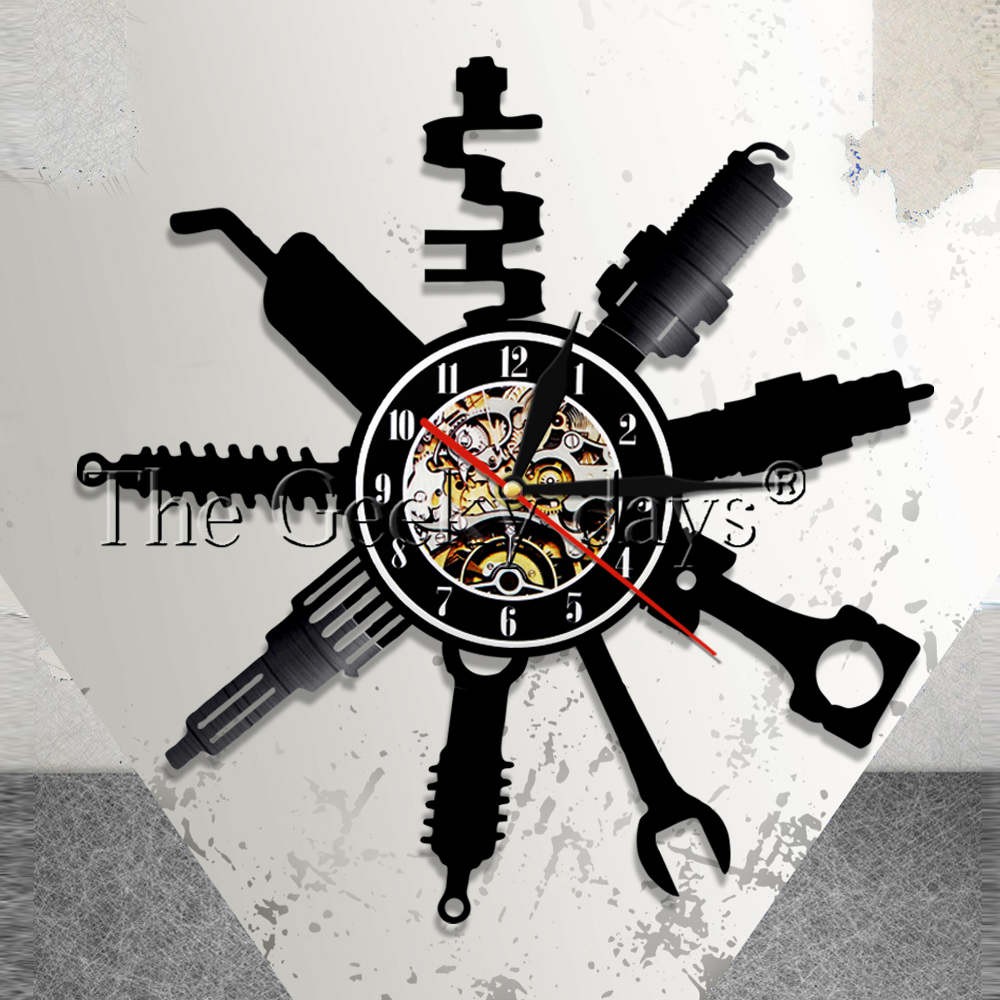 Auto Repair Shop Wall Sign Decorative Modern Wall Clock Car Auto Repair Shop Wall Sign Decorative Modern Wall Clock Car