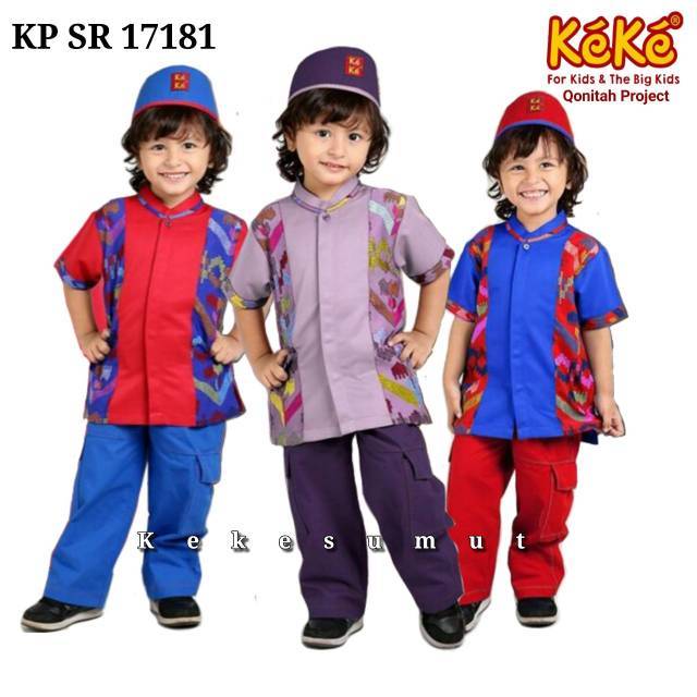 Kekesumut Baju  muslim  Koko Anak  Laki laki  KP SR 17181 