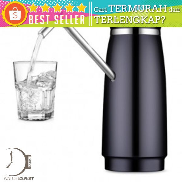 Pompa Elektrik Air Minum Galon Rechargeable - B1 - Black