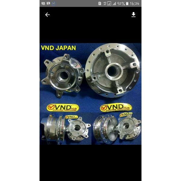 BRILIANT Tromol VND CB 150R new-CBR 150 facelite depan belakang