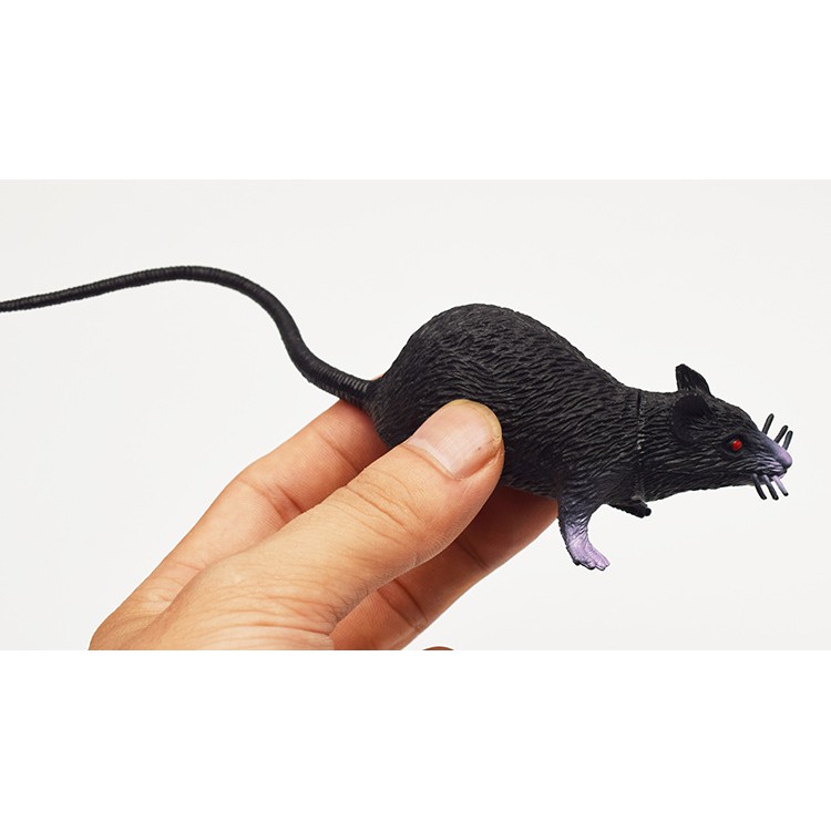 TIK mainan gag prank toy squishy karet tikus got laboratorium lab mouse