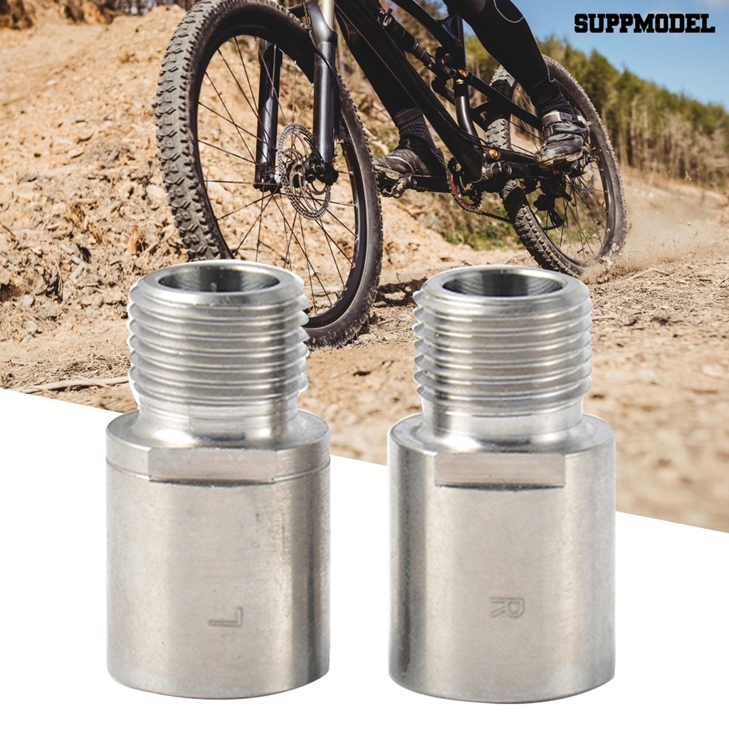 2pcs / Set Adapter Spacer Pedal Kiri / Kanan Anti Karat / Air Untuk Sepeda Gunung