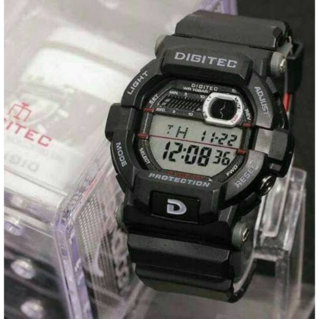 Jam Tangan Pria Sporty Digitec Original 2054 / Black