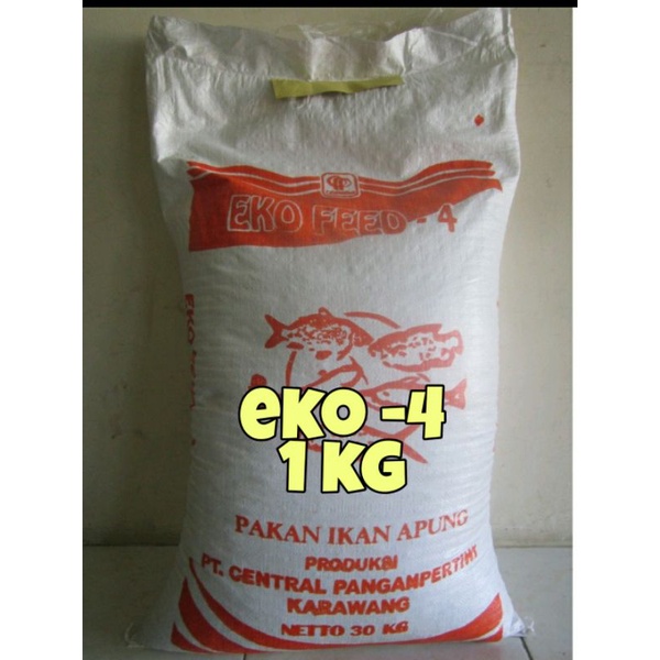 pelet murah 1 kg eko -4 pelet lele pelet ikan besar pelet nila pakan ikan besar