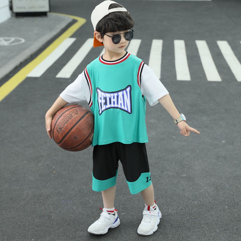 Setelan Anak Laki-laki Fethan Baju Anak Import Baju Olahraga Anak Ukuran 120-160 Usia 4-10 Thn