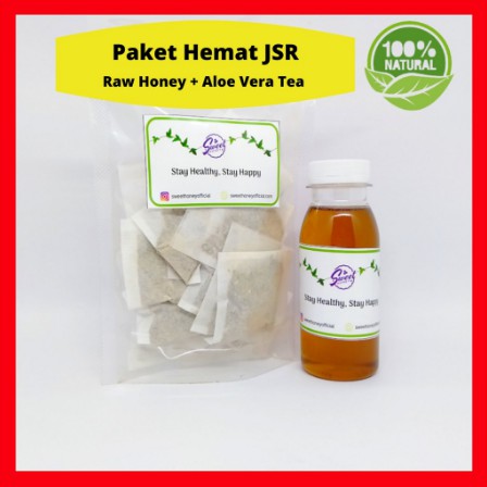 

Teh Lidah Buaya Aloe Vera Tea Plus Madu Mentah Murni Raw Honey