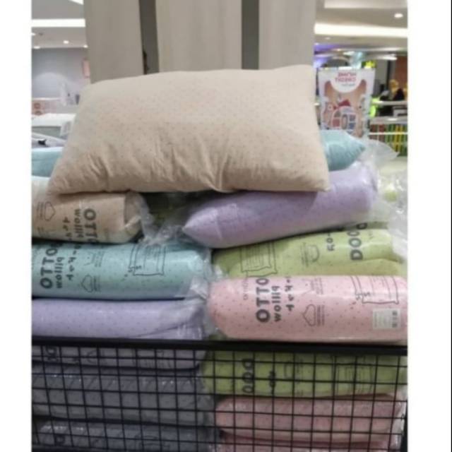 Informa - Bantal Dootto/Bantal Kepala Empuk motif polkadot/Bantal Tidur