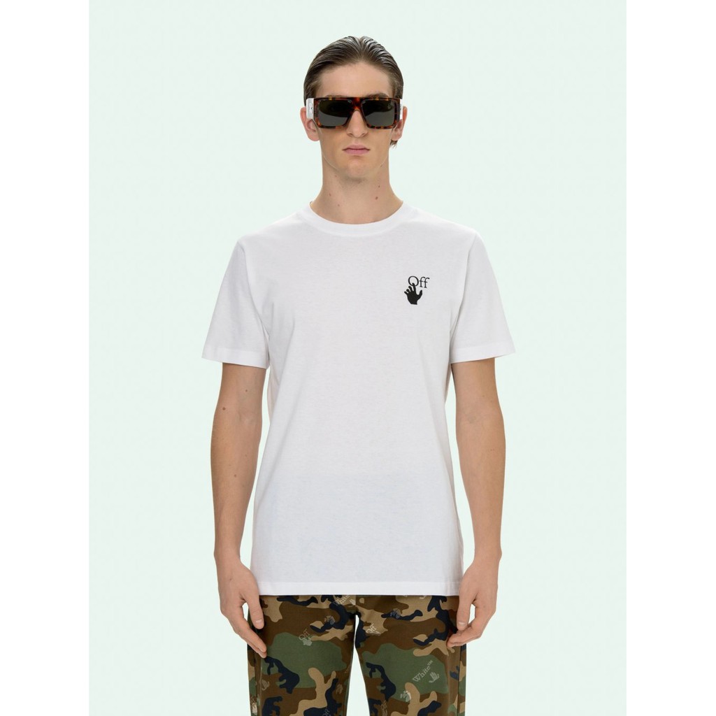 OW SS21 Spray Marker Slim Tee - White 100% Authentic