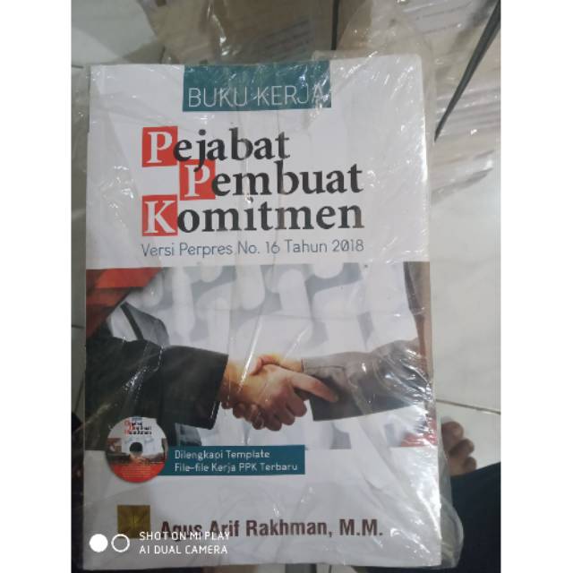 

Buku kerja pejabat pembuat komitmen versi pepres no 16 tahun 2028