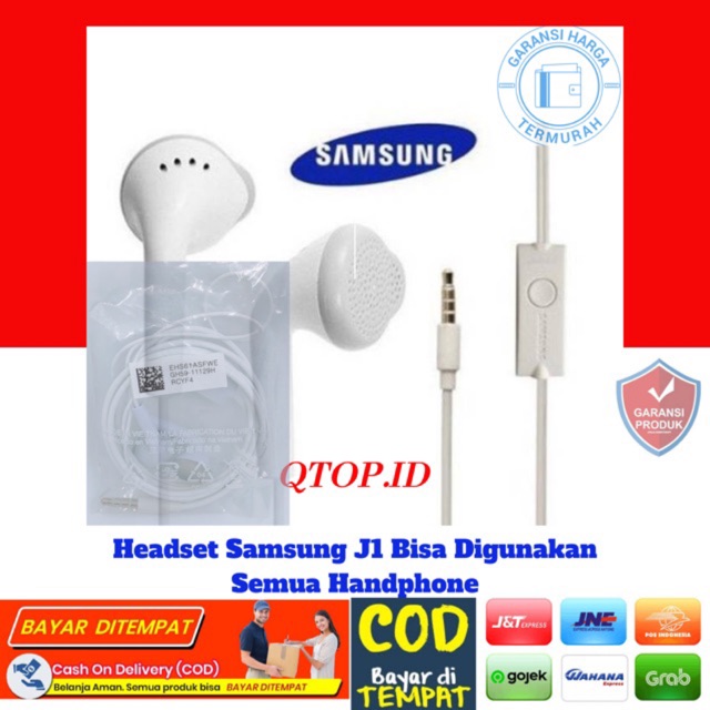 Headset Samsung j1 ORIGINAL Vietnam With Microphone / Earphone Samsung J1 Vietnam Headset Original [GARANSI]