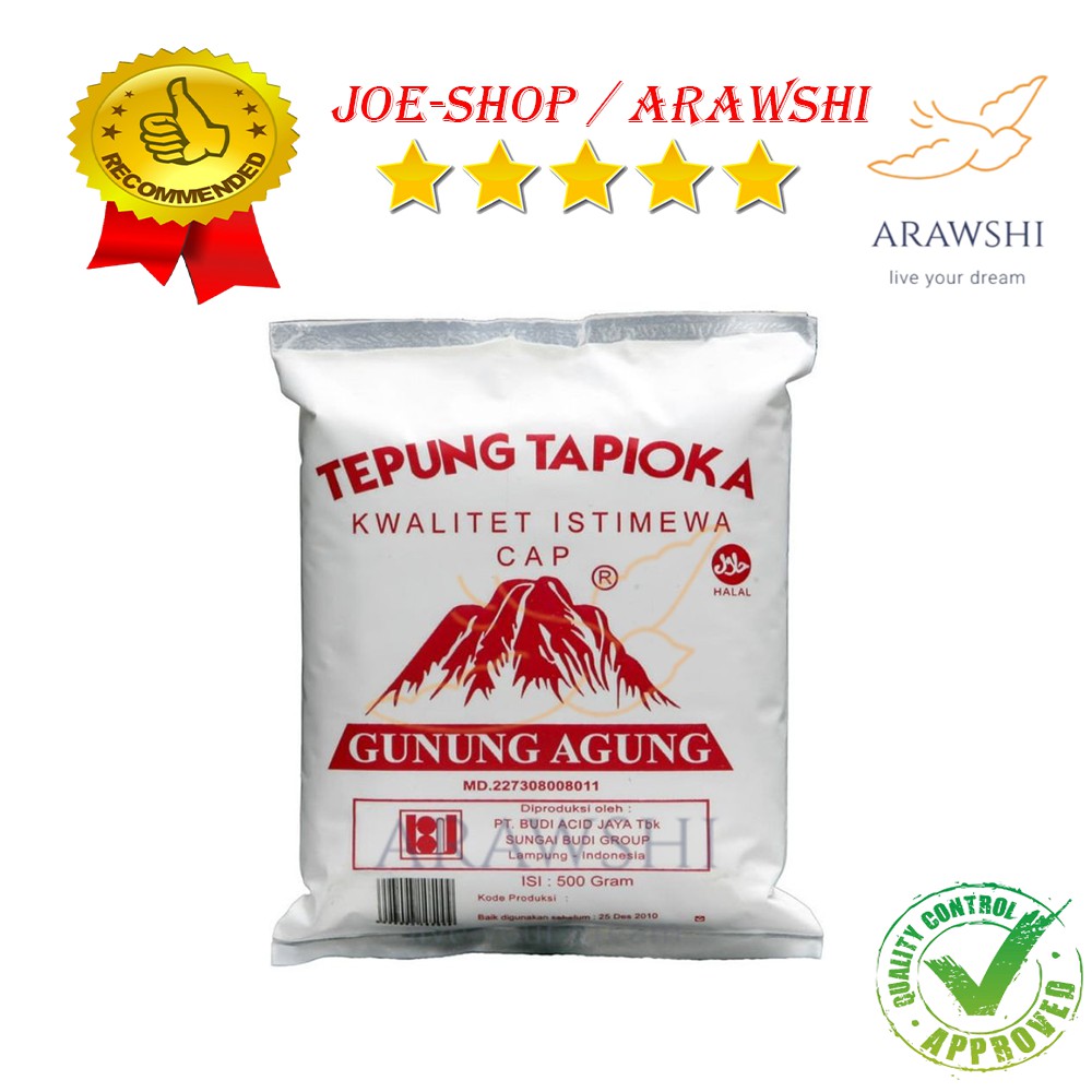 

TEPUNG GUNUNG AGUNG TEPUNG TAPIOKA PCK 500g