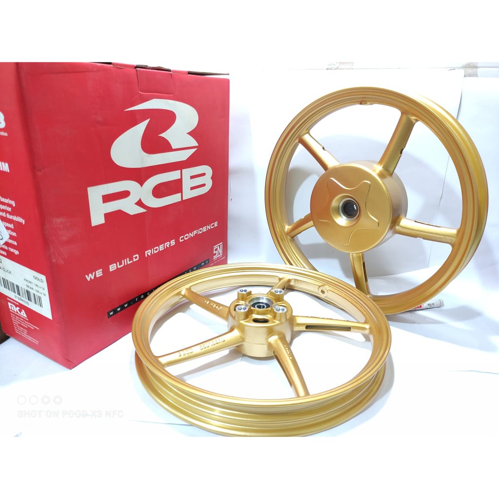 VELG RCB SP522 BEAT OLD SCOOPY VARIO 110 GOLD - SP 522 RACING BOY