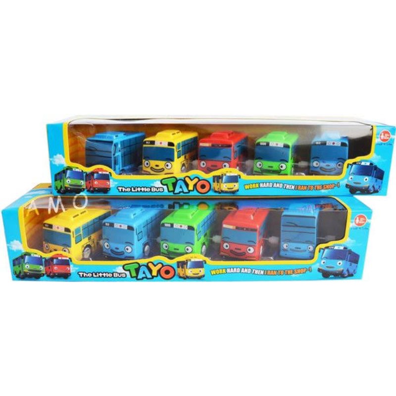 Mainan Tayo Set Isi 5 / Mainan Mobil Tayo Isi 5