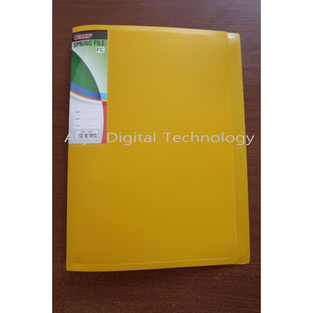 

Spring File Kenko Folio SPR 100F Kuning Folder Map Snell Plastik Murah