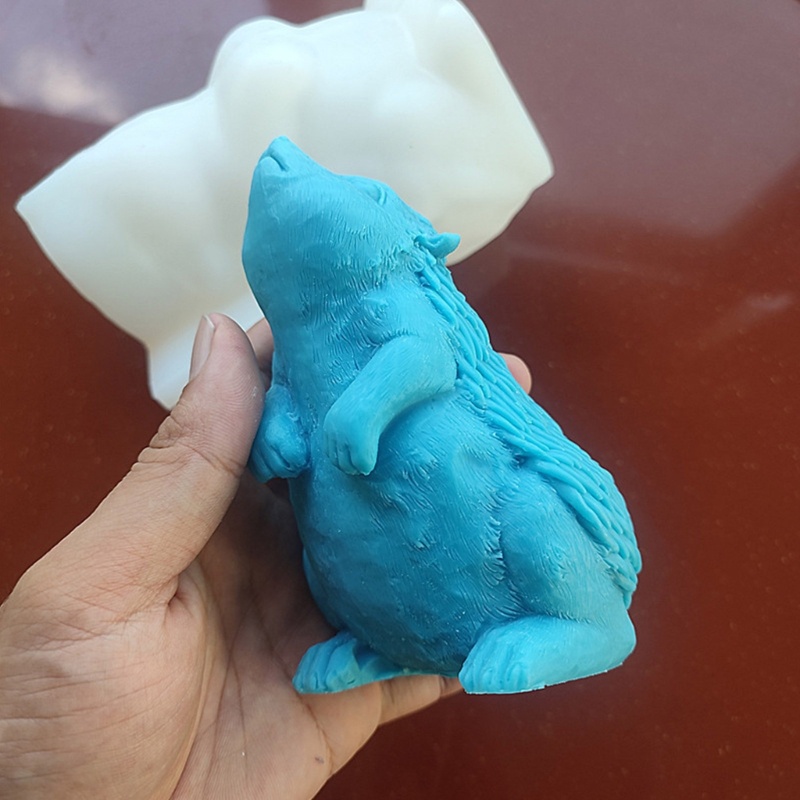 Cetakan Resin Epoksi Bentuk Hewan 3D Bahan Silikon Untuk Dekorasi Rumah