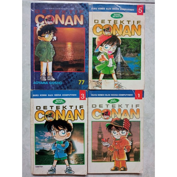 RARE Komik Detective Conan vol 1, 3 dan 5