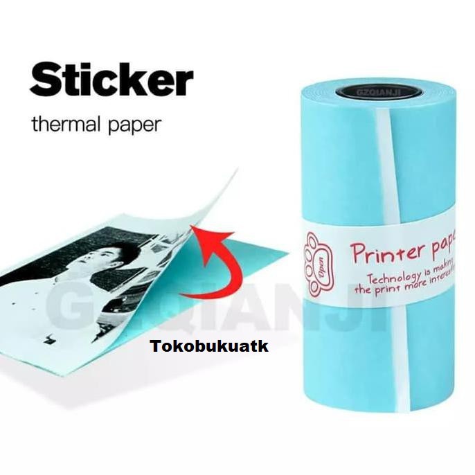 

Kertas Sticker Thermal Printer ukuran 58 x 30 mm, Kertas Peripage