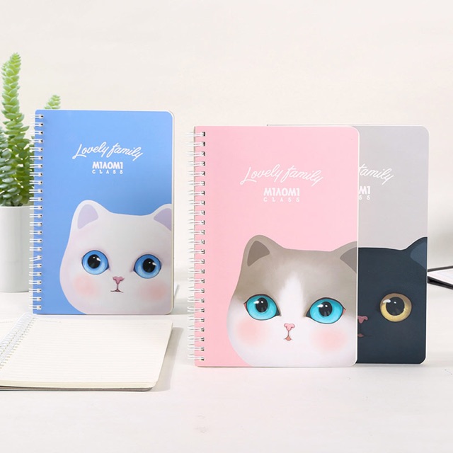 

New Miaomi Class Spiral Ruled Notebook A5 / Buku Catatan Agenda