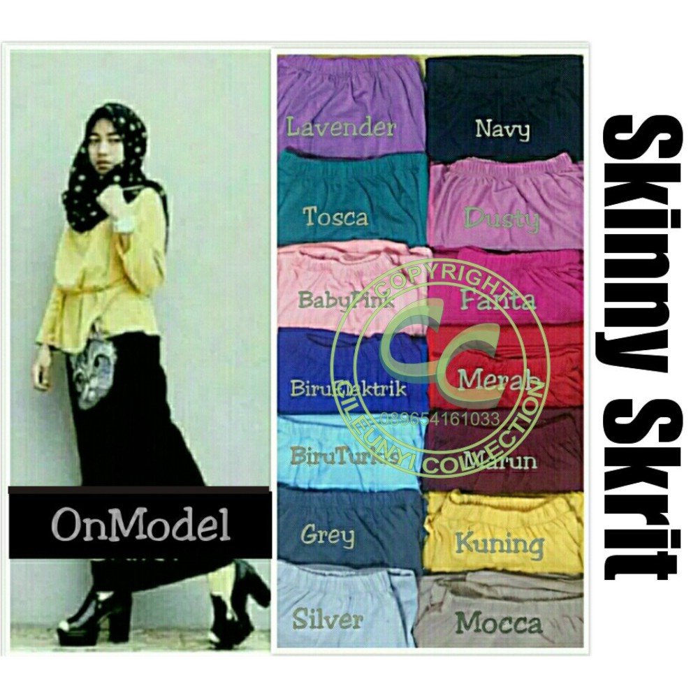 Rok Skinny Skirt Rok Pensil Spandex