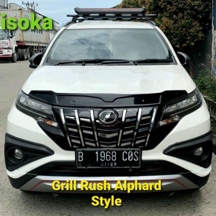 Grill Bumper Depan Toyota All New Rush Model Alphard Style