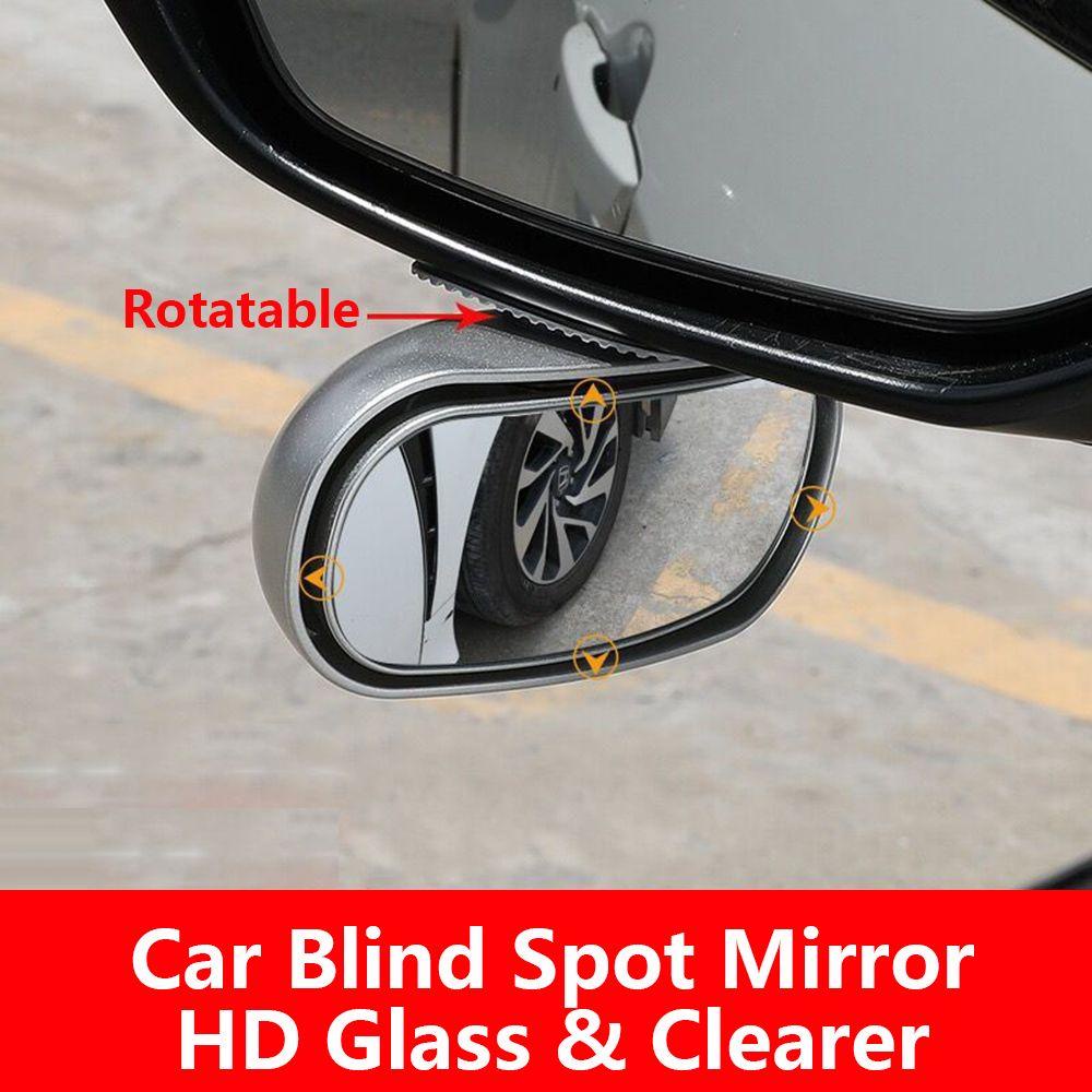 Wonder Car Blind Spot Mirror Aksesoris Mobil Alat Bantu Spion Belakang Mobil Stick on Sudut Lebar 360 Derajat