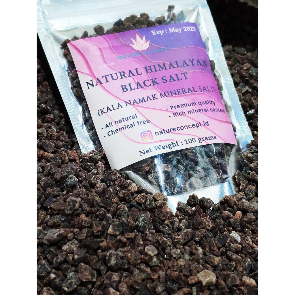 Himalayan Coarse Black Salt Kala Namak Premium KASAR 250 grams