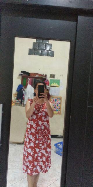 Risna Batik Gamis Lusia Resleting Busui Cap Rayon Santung Super Allsize