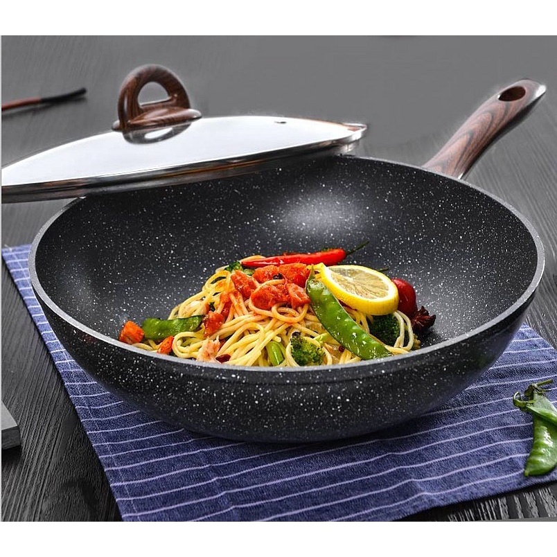 Idealife Deep Frypan Cookware  Panci Penggorengan (24cm) IL-24DFP