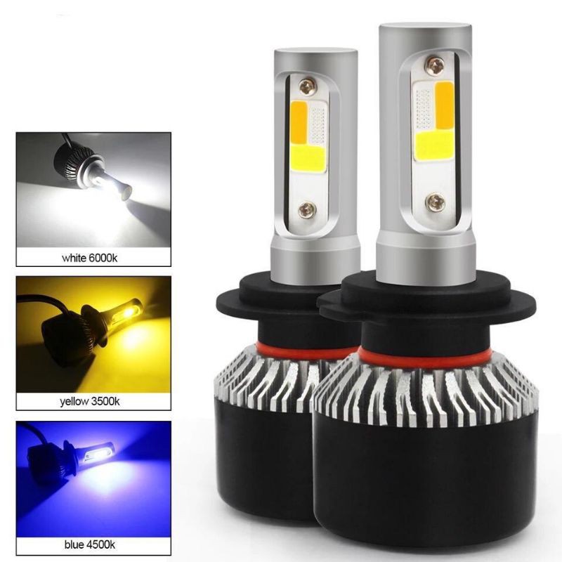 Lampu Foglamp Mobil Led H8 H9 H11 4 Warna Bisa Flash Kedip Y0319