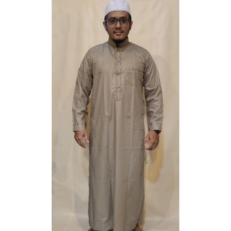 Gamis Pria Kombinasi Allebas