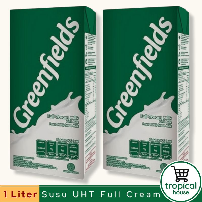 

Susu Greenfields UHT Full Cream 1 Liter / Susu UHT Greenfields Full Cream 1000ml (KHUSUS GOJEK / GRAB)