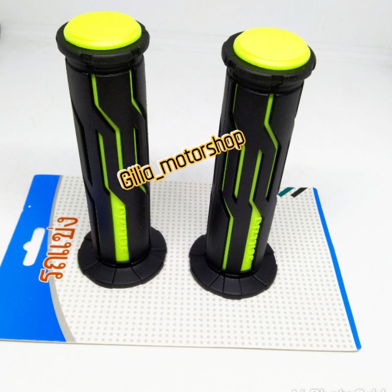 Handgrip Grip Thai garis laser kombinasi handfat karet 2warna grip Lembut Universal Beat Scoopy