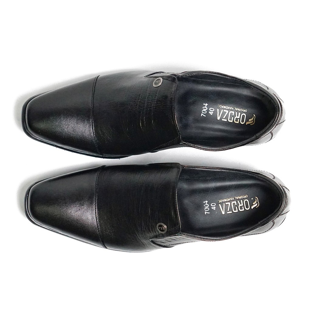 Sepatu Pantofel Pria Formal Slip On Original kulit Asli F7004