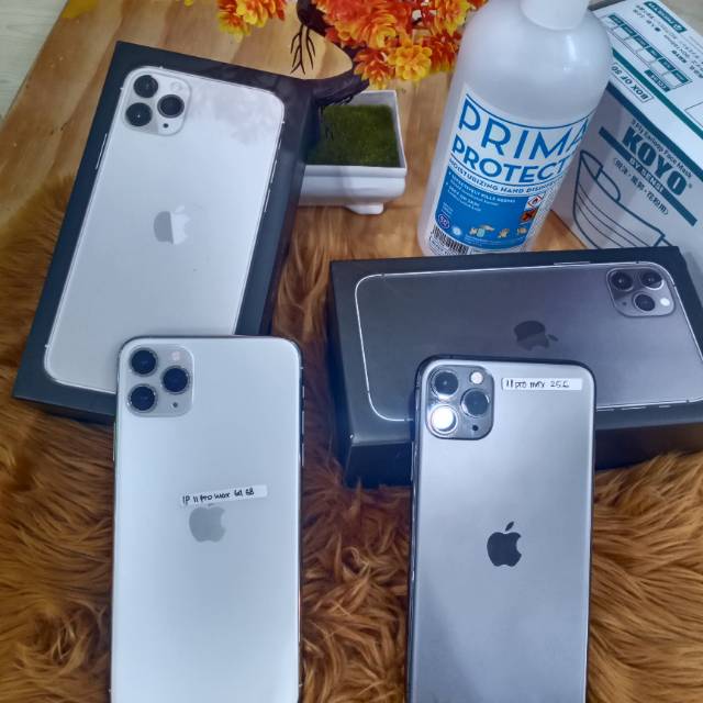 Iphone 11 pro max 256GB Ex inter Fullset MURAH | Shopee