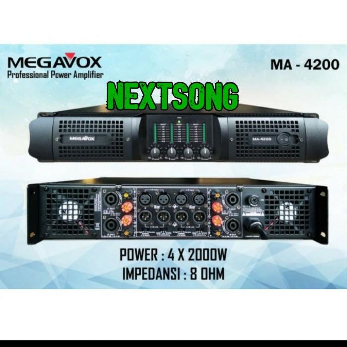 POWER AMPLIFIER MEGAVOX MA 4200 AMPLI MEGAVOX MA4200 ORIGINAL