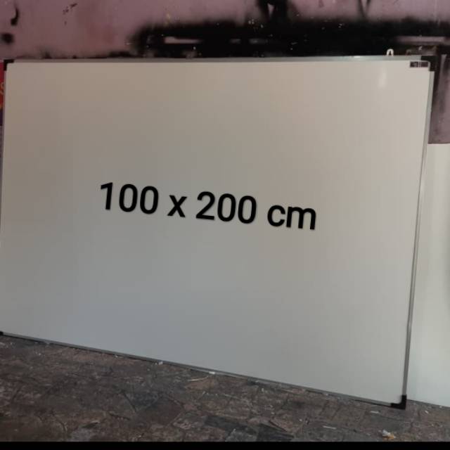 Nauw uitzending straf Jual Whiteboard kantor 100 x 200 cm Whiteboard Sekolah 200 x 100 cm  Indonesia|Shopee Indonesia