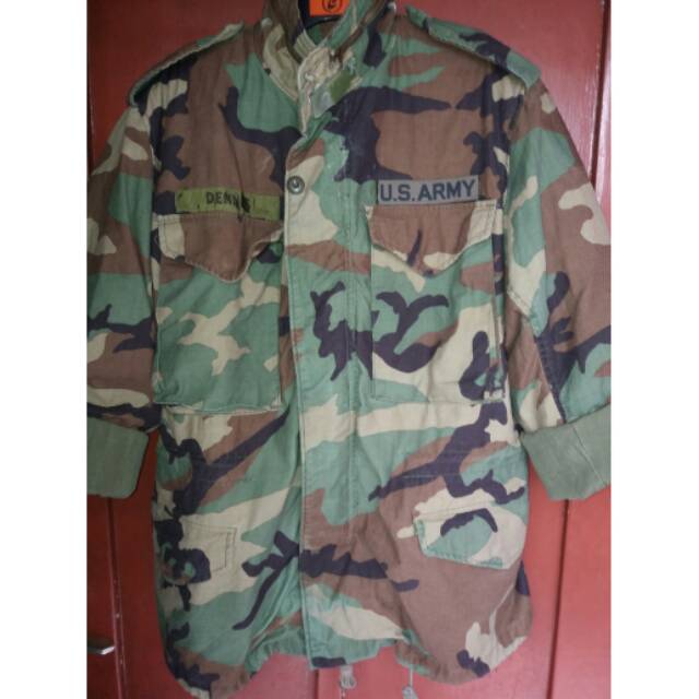 M65 Field Jacket Woodland Us Army Small Short