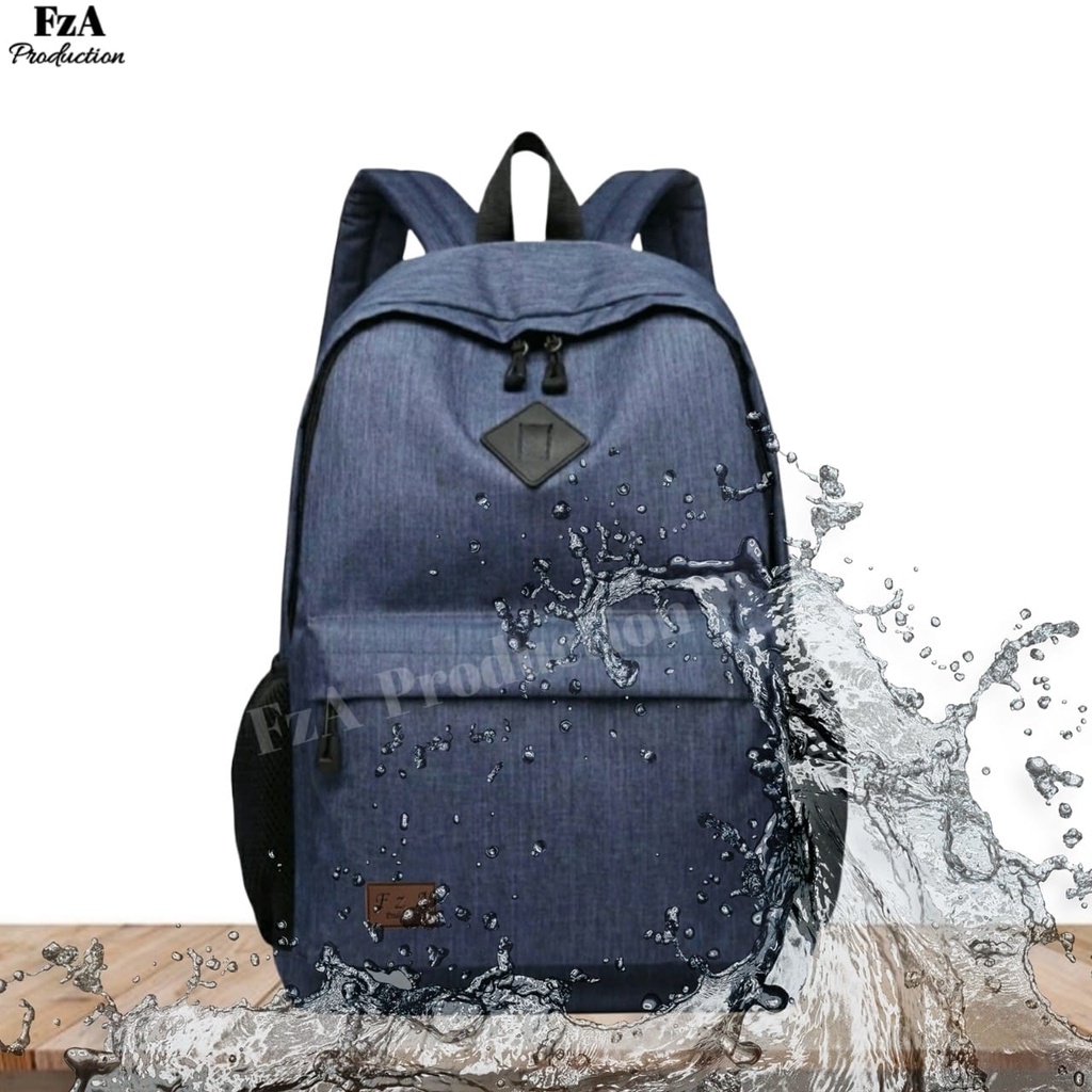 FzA Official - Tas Ransel Punggung Distro Casual Pria Wanita / Tas Ransel Laptop Backpack Original - BDNM