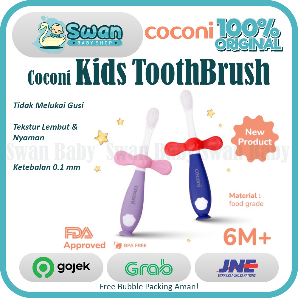 Coconi Kids Toothbrush | Sikat Gigi Anak Bulu Super Lembut Aman